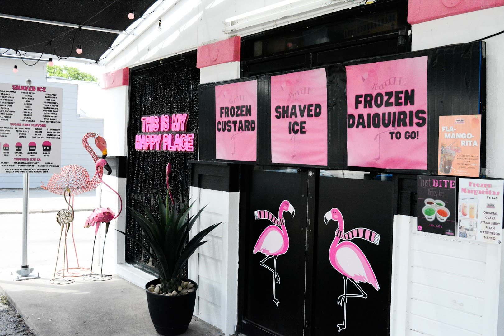 Frozen Flamingo